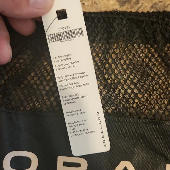 KORAL ANKLE WEIGHTS - Picture 2 of 4